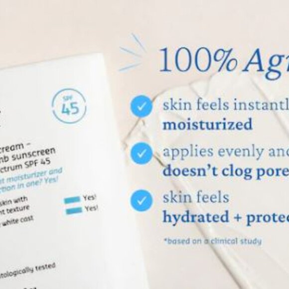 belif The True Cream Aqua Bomb SPF 45 Korean Moisturizer Face Sunscreen - Picture 9 of 11